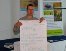 prezentace vsledk prce ve skupinch (foto: Vlastimil Kostkan)